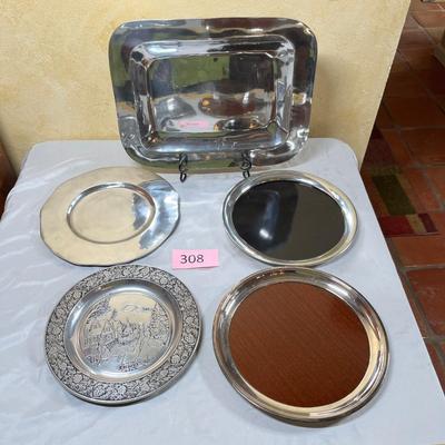 Metal ware serving items