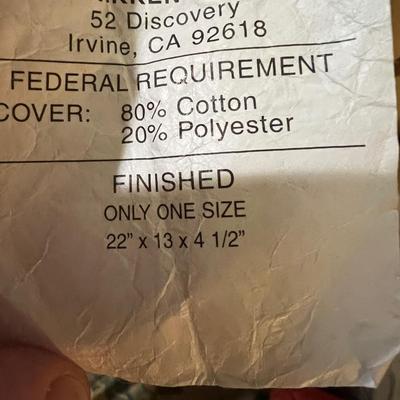 Lot of Nikken Pillows, Seat Cushion, Comforter Cover - Some New