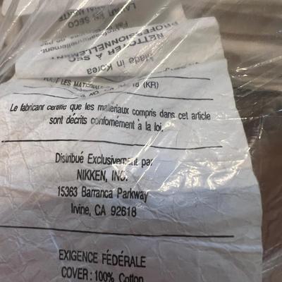 Lot of Nikken Pillows, Seat Cushion, Comforter Cover - Some New