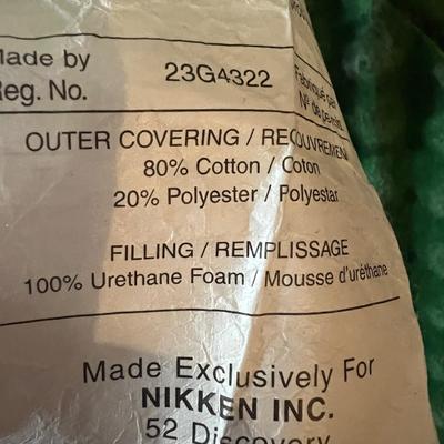 Lot of Nikken Pillows, Seat Cushion, Comforter Cover - Some New