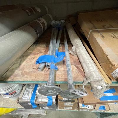 5 Metal floor posts ? - not sure what these are used for