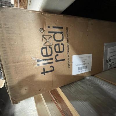 66.5" x 40.5" x 10.5" Shower Pan in box by Tile Redi - Model # 136715-01269 & P3660C