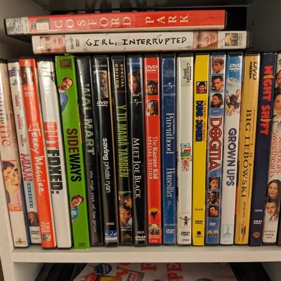 Row of Dvds