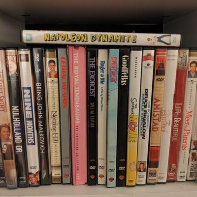 Row of Dvds