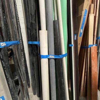 Large lot of PVC Pipiing - most 3" to 4" diameter and very long