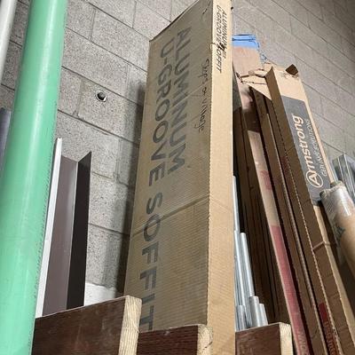 1 Long Box of Aluminum U-Groove Soffit