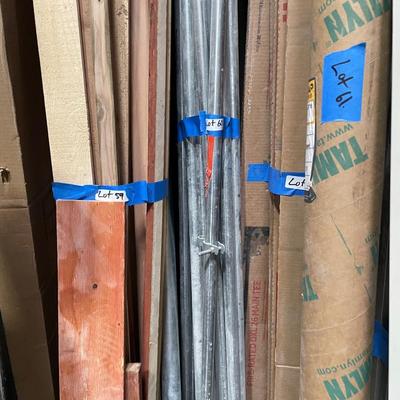 Lot of various lengths galvanized piping maybe 1-1/4"