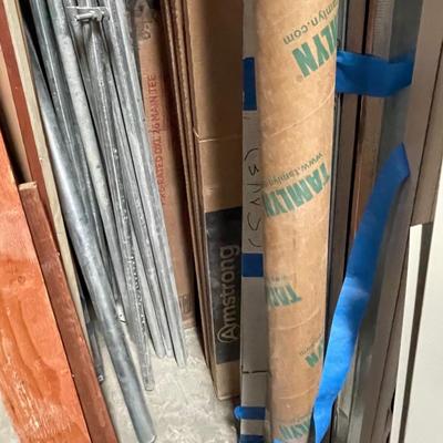 About 6 - 7 boxes of very long Ceiling Systems