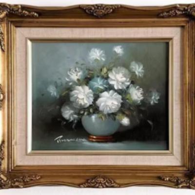 Vintage Impressionist Style Still Life Painting No signature Style of Robert Cox
