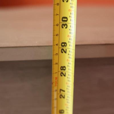 One Drawer Half Moon Table