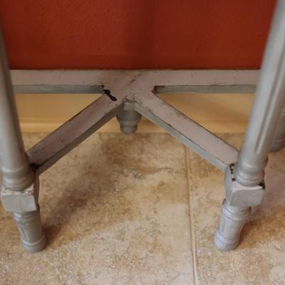 One Drawer Half Moon Table