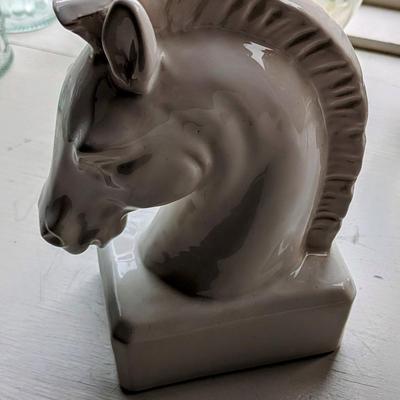 Horse Statue on Block base