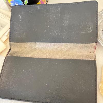 Great Mixed Lot - Vint. Postcards, Vint. Copper Musical Boat, Leather Bill Fold, + More