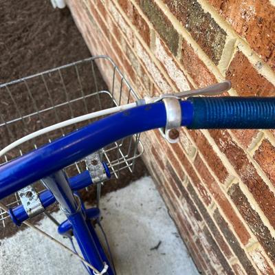 Amish Kick Scooter w Wire Basket & Foot Break