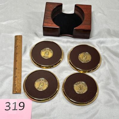 Pharmaceutical advertising coaster set