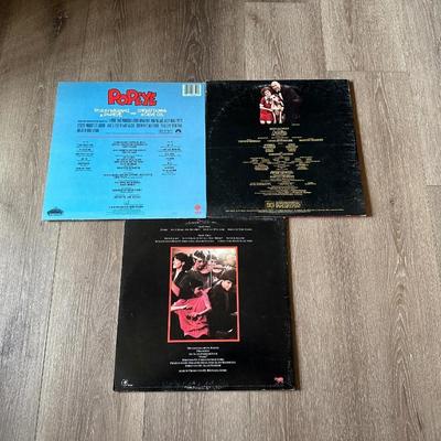 ANNIE, FAME AND POPEYE SOUNDTRACKS ON VINYL