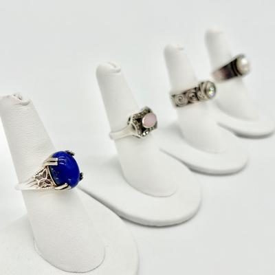925 ~ Four (4) Size 7 Rings