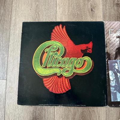 CHICAGO AND FOREIGNER VINYL RECORD ALBUMS