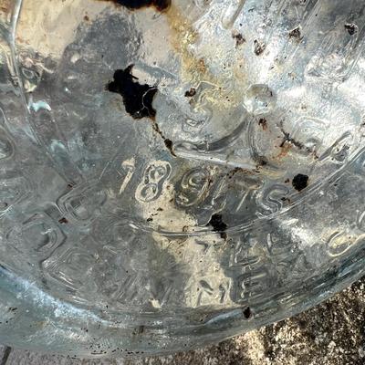 6 Pc. Lot - 2 Large Glass Jugs, Wooden Levels, Ammo Box