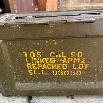 6 Pc. Lot - 2 Large Glass Jugs, Wooden Levels, Ammo Box