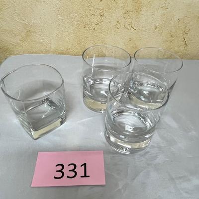 Old fashion tumblers