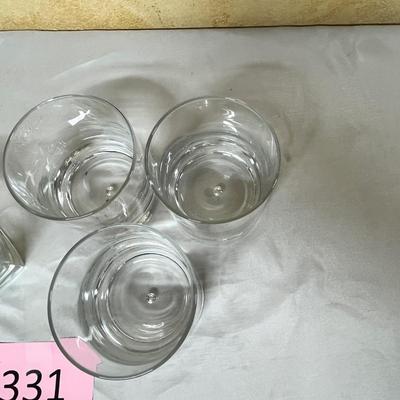 Old fashion tumblers