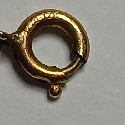 12KGold chain necklace Marked 12K 7.30 grams.