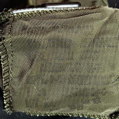 Military canteen with Military issued bags / pouches and a Citizen Quartz watch with a camo band