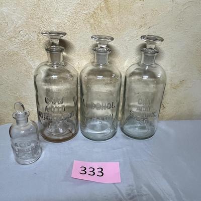 Antique Apothicary Bottles