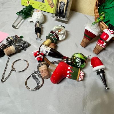Basket of bar items