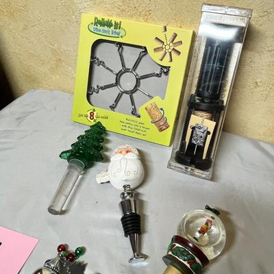 Basket of bar items