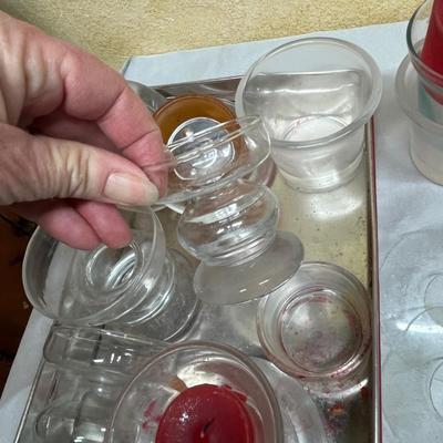 votive glass & bobeches
