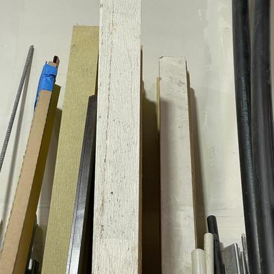 approx. 3 rows of 1" x 4" wood/lumber - Maybe 10' long pieces