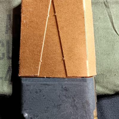 Military issued Ammunition Bandoleer with Cal. 30 AP M2 8 round clips ARMOR Piercing Ammunition