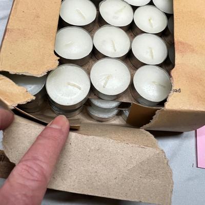 Tub of candles