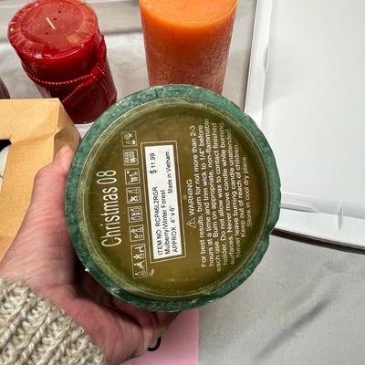 Tub of candles