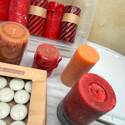 Tub of candles