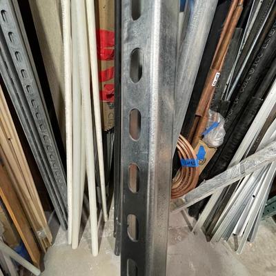 1 Piece of Galvanized Steel Bracket - approx. 10' long