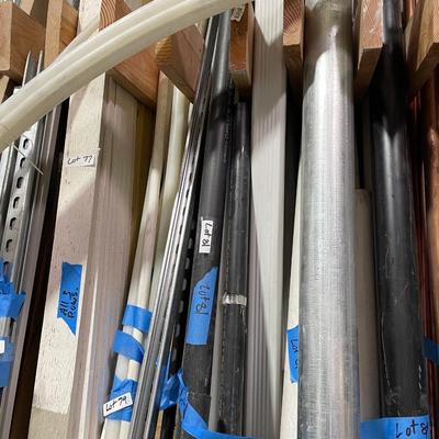 Lot of Misc. PVC Pipes - 2" to 4" diameter - 2 over 20' l rest under 8' long