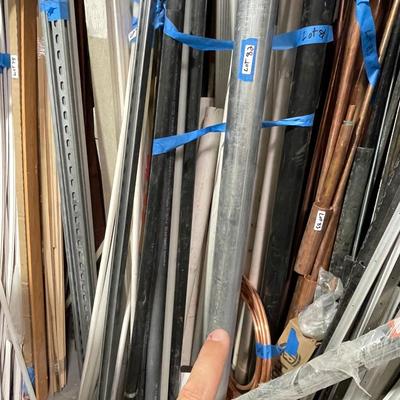 Approx. 8' long Galvanized Steel Pipe - Maybe 4-5" diameter