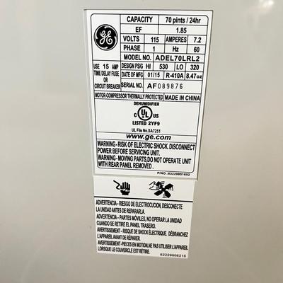 GE 70 Pints Dehumidifier