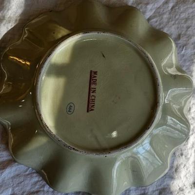 Pretty plate Made in China