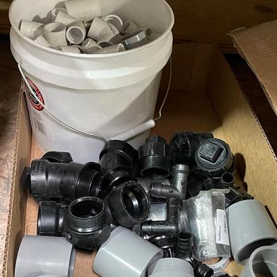 Box of PVC Connectors - multiple sizes 1", 2"