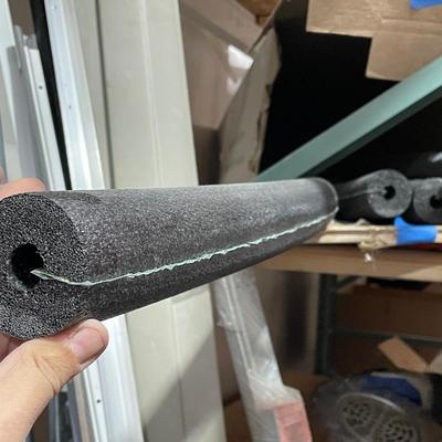 5 pieces of 5' long black foam pipe insulation