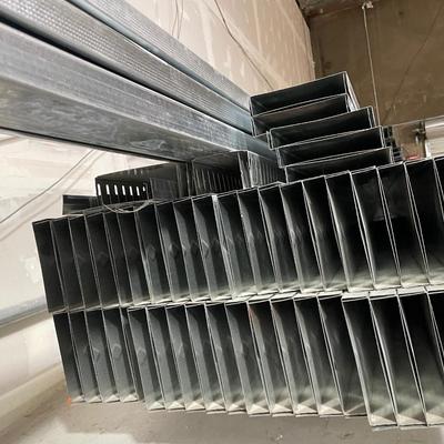 Shelf Full of 10' long Galvanized Steel 2" x 6" Studs - maybe 90 pieces & maybe 8 pieces of 2" x 4" studs