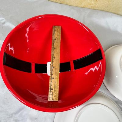 Christmas serving bowls
