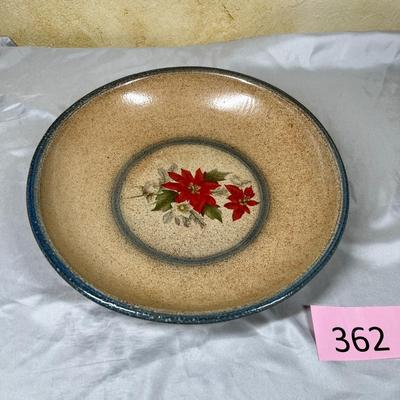 Studio pottery shallow bowl