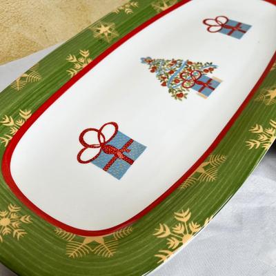 2 Christmas Trays