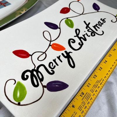 2 Christmas Trays