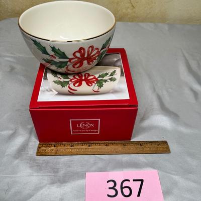 Lenox Christmas bowl